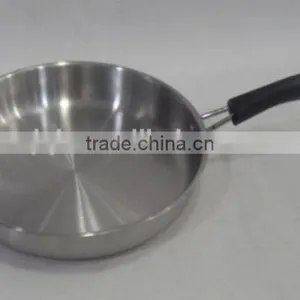 3 Pcs Stainless Steel Fry Pan/frying Pan Set thumbnail-4