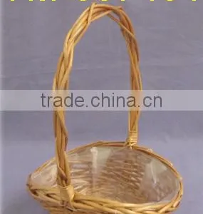 Small Honey Willow Basket thumbnail-1