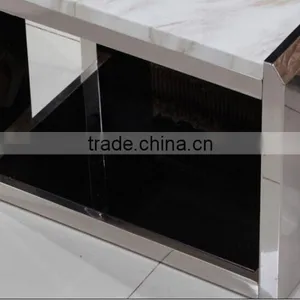 C8025 Modern Bedside End Table Stainless Steel Side Table thumbnail-3