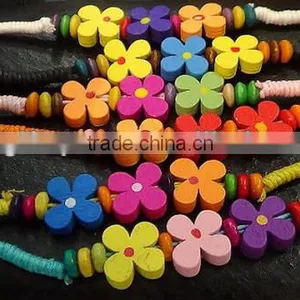 Hot New Best Selling Product Eco Friendly Quality Craft Girls Dress Accessories Wood Charm Bracelet Made in China thumbnail-1