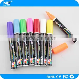 Double Ends Water Erasable Fluorescent Marker Pen / Promotional Highlighter Marker thumbnail-3