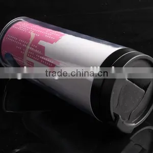 350ml Double Wall Plastic Travel Coffee Mug thumbnail-4
