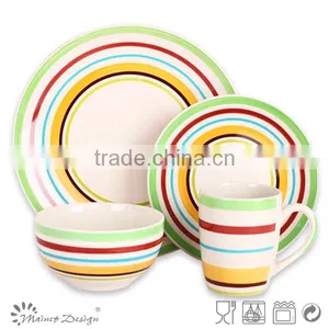 18pcs Handpainted Ceramic Dinnerware thumbnail-4