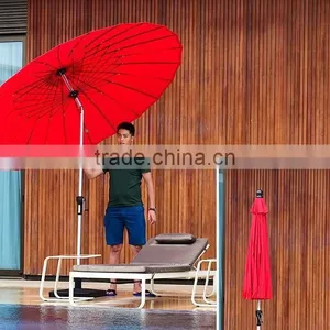 Outdoor Beach Seaside Garden Sun Umbrella Sunshade Beach Umbrella(BG11-M030) thumbnail-1