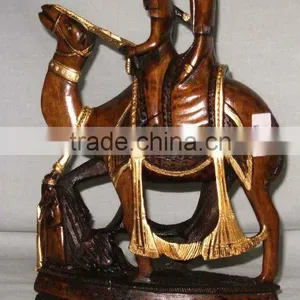 Carved Wooden Animals/wood Carved Camel/ Wood Carving Figures thumbnail-1