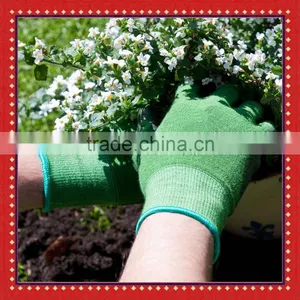 Polyurethane Coated Bamboo Fiber Work and Garden Gloves thumbnail-1