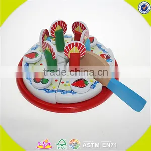 Wholesale Hot Sale Wooden Cake Birthday High Quality Wooden Cake Birthday W10B094 thumbnail-3