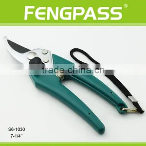 S6-1030 Plastic Handle Black Blade Tree Pruning Garden Scissors thumbnail-1