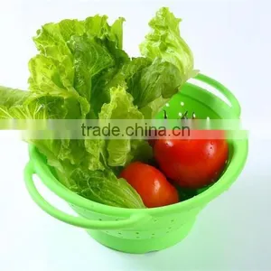 Multifunctional Silicon Basket Colander, Kitchen Filter Strainers Tool thumbnail-1