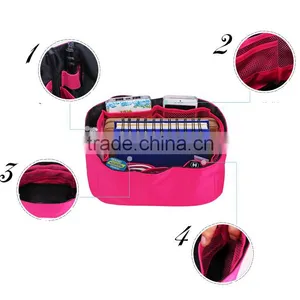 Multi-function Cosmetic Insert Organizer Bag With Handbag thumbnail-2