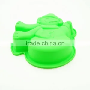 11171 Funny Snowman Shaped Silicone Cake Mold thumbnail-1