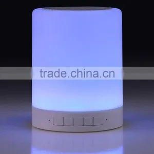 MP3 Player Portable Led Touch Sensor Table Lamp With Mini Bluetooth Speaker thumbnail-4