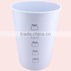 Melamine Material Round Plastic Large Garbage Bin thumbnail-2