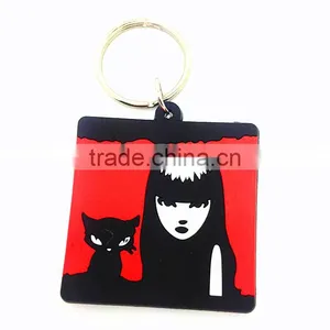 China Manufacturer Direct Sale 2D PVC Custom Keychain Maker thumbnail-1