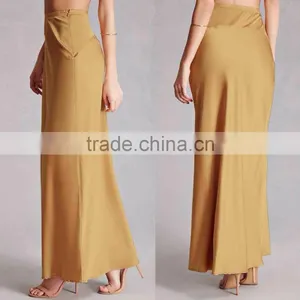 Bohemian Gypsy Skirt Satin Maxi Skirt Wholesale Custom Made in China Satin Long Skirts thumbnail-2