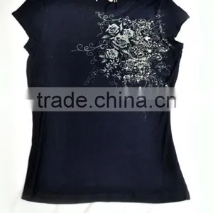 Ladies Chest Printed t Shirt thumbnail-1