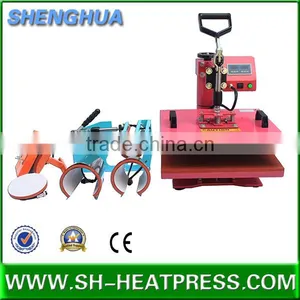 4 in 1 Heat Press Transfer Machine, Sublimation 4 in 1 for Printing Thirt Mug Plate Cap thumbnail-2