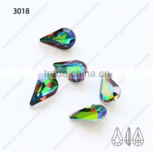 K9 Crystal VM001 Color Drop Point Back Glass Stone Jewelry Stone thumbnail-1