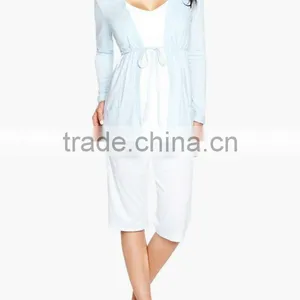 Maternity Sexy Long Gown Ladies Lingerie Sleeping Wear thumbnail-1