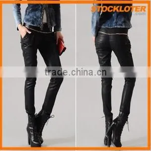 Liquidation Ladies Sexy PU Leggings thumbnail-1