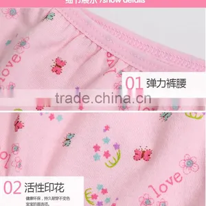 2-10 Year Old Girl's Panties 100 Cotton Children Underwear thumbnail-6