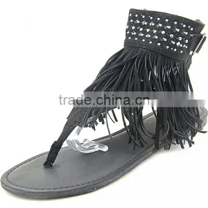 HFRW214 Large Size Wholesale 2017 News Ladies Flat Sandals thumbnail-4