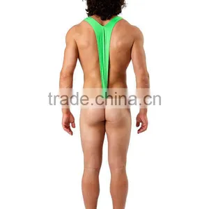 Borat Mankini Thong Swimsuit (Luminous Green) thumbnail-3