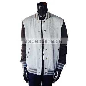 2016 Brand Men Clothing Baseball Jacket Sweatshirt College Sportswear Casual Jackets Slim Fit Fleece Jacket thumbnail-1