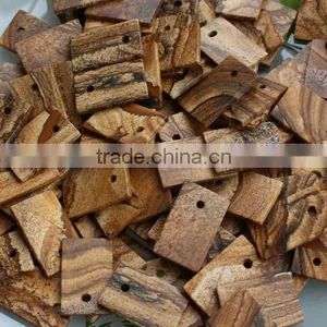 14*22mm Rectangle Picture Jasper Charms Diy Picture Jasper Jewelry Accessories thumbnail-1