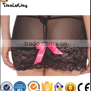 2017 Wholesale Sexy Lingerie Valentine Gift See Through Sexy Nighty Babydoll thumbnail-5