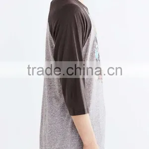 Mens 3/4 Sleeve Raglan t Shirt From Streetwear Label thumbnail-3