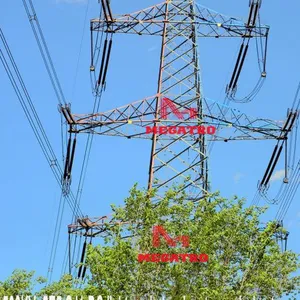 MEGATRO 500KV 5E5 SJ1 DC Light Angle Tension Transmission Tower thumbnail-2