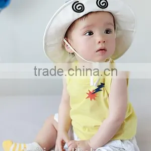 Kid Unisex Printing Sun Hats Bucket Hat With Fly on the Top thumbnail-2