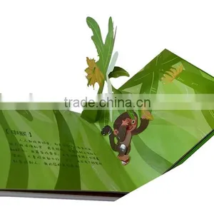 Children Board Book Printing Glossy/matt Vanish Pop-pu Book 3D Card Paper Book Printing for Kids thumbnail-4