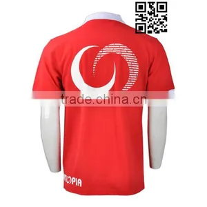BSCI Factory Audit Factory Different Color Collar Unisex Polo Shirt thumbnail-5