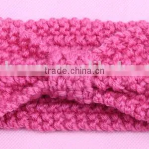 Crochet Knitting Baby Headband, Baby Turban Knitting Headband thumbnail-6