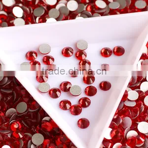 Light Siam Diamond Drill Strass Flat Back Nail Art Rhinestones for Nail Salon thumbnail-3