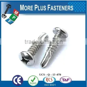 Made in Taiwan Stainless Steel Cross Recessed Pan Head Self Drilling Screw thumbnail-2