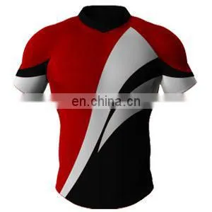 Wholesale Rugby Uniforms Sublimation Dye Sublimation Shirts Made in China thumbnail-4