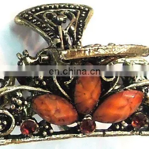 Wholesale Alloy Hair Claw Clip With Rhinestone for Women thumbnail-1