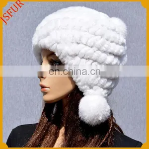 Winter Hat With Rabbit Fur Women Russian Fur Hat thumbnail-4