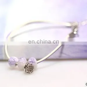 Chinese Handicrafts Fine Jewelry Ceramic Beads Bracelet Lotus Seed Accessories Honey Lovers thumbnail-6