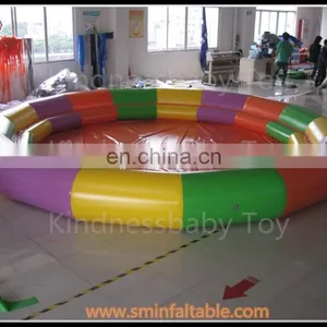 Colorful Round Non Inflatable Pool , Inflatable Wading Swiming Pool Noodles thumbnail-1