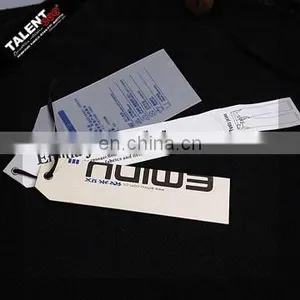 Custom Private Design Brand Printing Paper Hang Tag for Clothing thumbnail-5