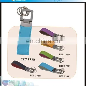 2015 Promotional Gifts Custom Zinc Alloy Car Key Chains Leather Keychain thumbnail-2