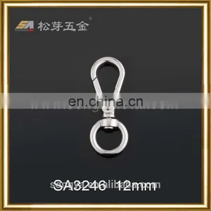 Custom Lady Tote Bag Metal Hook Buckle, Nickle Free Color Plated Swivel Hook For Handbag thumbnail-1