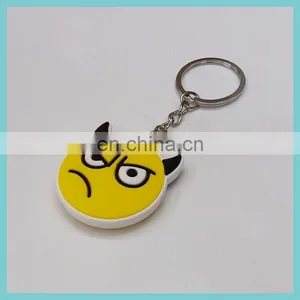 Hot Fashion Emoji 24 Styles of PVC Emoji Keychains thumbnail-4