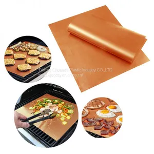 FDA SGS Tested PTFE Non-Stick Mesh Grill BBQ Cooking Mat BBQ Grill Mat thumbnail-3