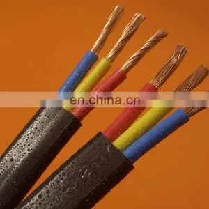 Water Resistant Flat PVC/RUBBER 3/4 Core Submersible Pump CABLE Price thumbnail-2
