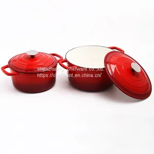 Enamel Cast Iron Dutch Oven Casserole Cast Iron Casserole thumbnail-4